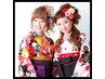 卒業式フルコース　着付け　メイク　ヘアセット　　￥20350～