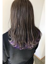 ジジ プラス デザイン(GIGI＋design)&nbsp;パープルのインナーカラー