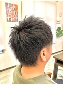 サイドツーブロックウルフ