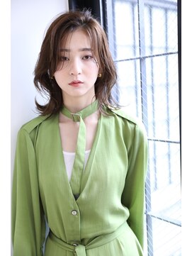 エールバイボヌール(Ere by Bonheur) 【西梅田】くびれヘア韓国風ヨシンモリグレージュおくレイヤー