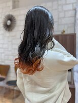 グリー ヘアプロデュース 千葉店(Gree hair produce) テールカラー/オレンジ/裾カラー/グラデーション/1ブリーチ