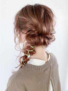 アルバム 渋谷パルコ(ALBUM) あみおろしアレンジ_チェリーブラウンフェミニンロングba336621