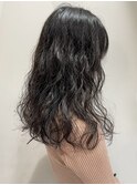 イメチェン大人フェミニンロングウェーブパーマ×レイヤーロング