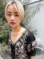 アルテ(ARTE)&nbsp;【ARTE表参道/青山】小顔前下がりショートボブ×イルミナカラー