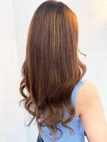 ヴァンクラウドコウベ(VENT CLOUD KOBE) 20代30代髪質改善カラーキャラメルブラウン毛先パーマ透け感