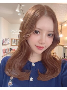 イルフレール(ill frere) レイヤーミディアム, くびれミディアム, 韓国レイヤー