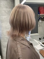 ルーブ トウキョウ(Loob. TOKYO) ハイトーンカラーダブルカラーミルクティーベージュレイヤー池袋