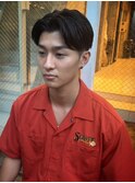 1784渋谷メンズカット束間ツーブロック刈り上げ韓国ウルフカット