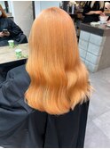 9097ニュアンスカラーオレンジハイトーングラデーションカラー