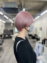 コード 四条河原町駅店(CHORD)&nbsp;ハイトーンショート/ペールピンク/京都/河原町/三条/髪質改善