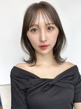 サンド 名古屋(sand) ボブ/レイヤーカット/髪質改善/ウェットヘア/オリーブベージュ