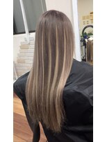 アーチフォーヘア 心斎橋店(a-rch for hair)&nbsp;プルエクステでハイライトスタイル