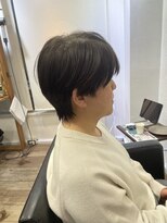 ハーツ(Heart's) 白髪ぼかし/イメチェンヘアスタイル/前髪カタログ/ショートボブ