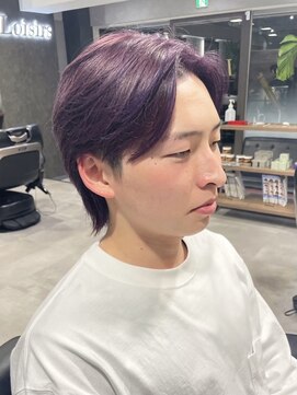 ロワジール 松戸店(Loisirs) センターパート×ブリーチカラー