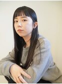 【soi・ソーイ】オン眉・ワイドバング・黒髪ロング