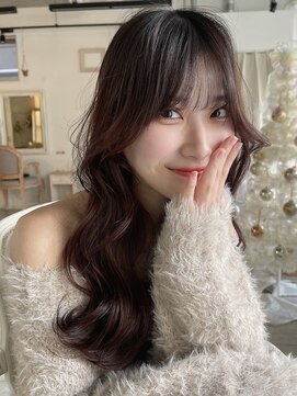 ミミバイカシュカシュ(mimi by cache cache) 前髪カットサイドバングワイドバングフルバング前髪おくれ毛