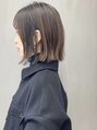 トップヘアー 大元店(TOP HAIR)&nbsp;シースルーバング外ハネボブカット細めハイライト