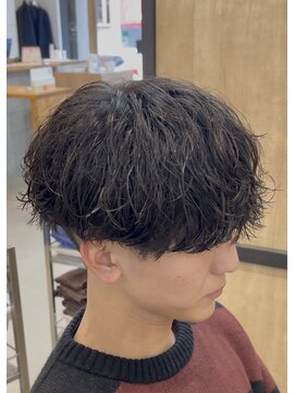 メンズギフト(men's GIFT) 刈り上げツーブロック波巻きスパイラルパーマメンズマッシュ