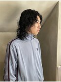 メンズパーマ　メンズカット　スパイラルパーマ　襟足