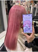 歌い手 nqrse なるせ ケアブリーチ ラベンダーピンク ハイトーン
