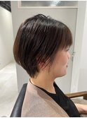 メリハリ上手なショートヘア