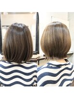 エトネ ヘアーサロン 仙台駅前(eTONe hair salon) 【大人女性】くびれボブ