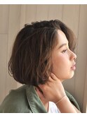 潤い艶髪上質カラー＋毛先のニュアンスパーマ