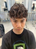 メンズサロン キング 心斎橋店(Men’s salon K!ng)&nbsp;ホワイトメッシュ/ツイスト/ツイスパ/パーマ/メンズ/眉毛/心斎橋