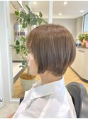 大人ショート×ナチュラルフェミニン