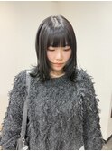 地下風カラー/お顔周りレイヤーカット