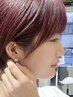 【平日16時以降限定】小顔カット+透明感カラー+密度再生トリートメント￥7,900