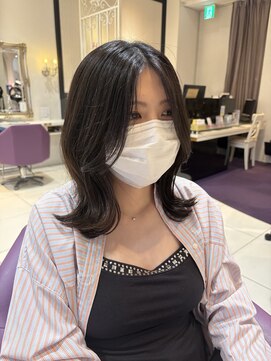 ハピネス 河原町店(Happiness) くびれボブ　レイヤーカット　髪質改善　亀田乃愛