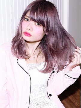 ヘアサロン ガリカ 表参道(hair salon Gallica) 『毛束感 ×ロイヤルピンクラベンダー』☆フワッとレイヤー☆