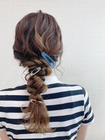 グランルッソ 岡山駅前(GRAN LUSSO)&nbsp;カジュアルにも可愛い編みおろし☆