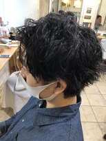 キャンバス バイ ネオリーブ 横浜西口(Canvas by neo.) 横浜★ミディアムスパイラルウェーブパーマ