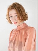 イルミナカラーでつくる、ふんわりハイトーンボブ