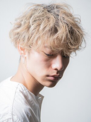 【☆HOTPEPPERBeautyAward2024☆3年連続注目サロン☆】《モテメンズPerm+カット＋肩マッサージ￥6930》