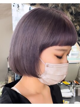 ヘアスタジオニコ(hair studio nico...) シルバーボブ