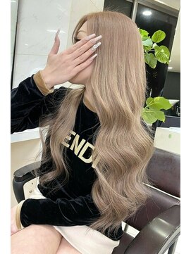 リア 大阪梅田(Ria) ～ミルクティーべージュ　シールエクステ～【Ria 大阪 梅田】