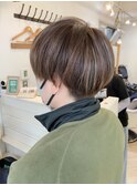 ハイライトマッシュショート刈り上げ女子下北沢世田谷区美容室