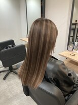 ラフ 難波店(LAFF) #黒髪#ボブルフ#ネビージュ#小顔#ワンレン