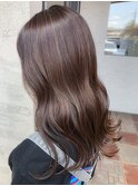 バイオレットアッシュ オーシャン ハイライト オージュア ツヤ髪
