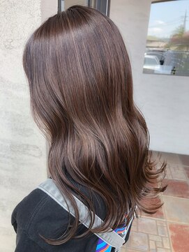 セットアップ 岡山北長瀬店(SET-UP) バイオレットアッシュ オーシャン ハイライト オージュア ツヤ髪