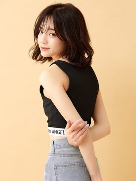 ラフィス ヘアー ティーダ 沖縄店(La fith hair tida) 【La fith】ニュアンス巻き×シースルーバング