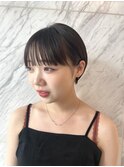 【AiwilL/南岡 瑛二】ミニショート 暗めカラー 丸みショート
