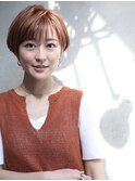 20代30代40代『おしゃれ丸みショート』Ash清瀬店