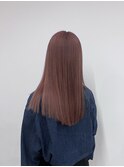 10代20代艶髪ハイトーンロングピンクベージュ
