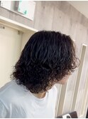 ロン毛スパイラルパーマ［相模大野/町田/メンズ］