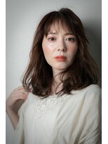 カバーヘアアンドスパ ブリス 浦和(COVER HAIR&SPA bliss)&nbsp;くすみベージュ大人美人小顔エアリーミディアムv浦和30代40代