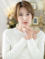 カバーヘア イヴ 戸頭店(COVER HAIR EVE)&nbsp;外国人風細めハイライト小顔前髪なしショートa戸頭20代30代40代